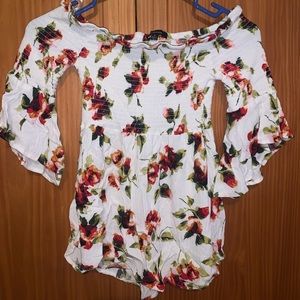 Floral Off the Shoulder Top